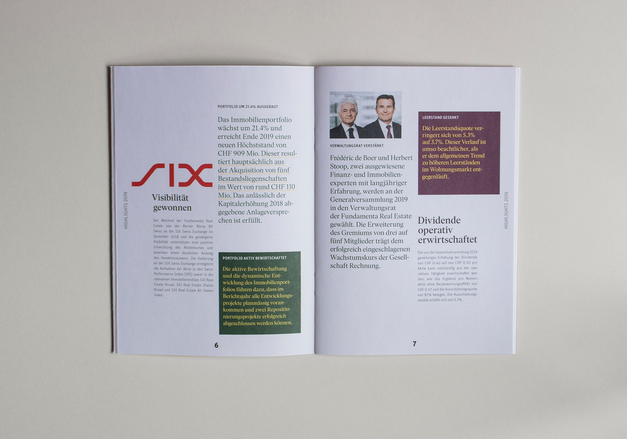 Geschäftsbericht Redesign News